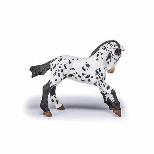 Papo figurina manz appaloosa negru, Papo - Publisol.ro