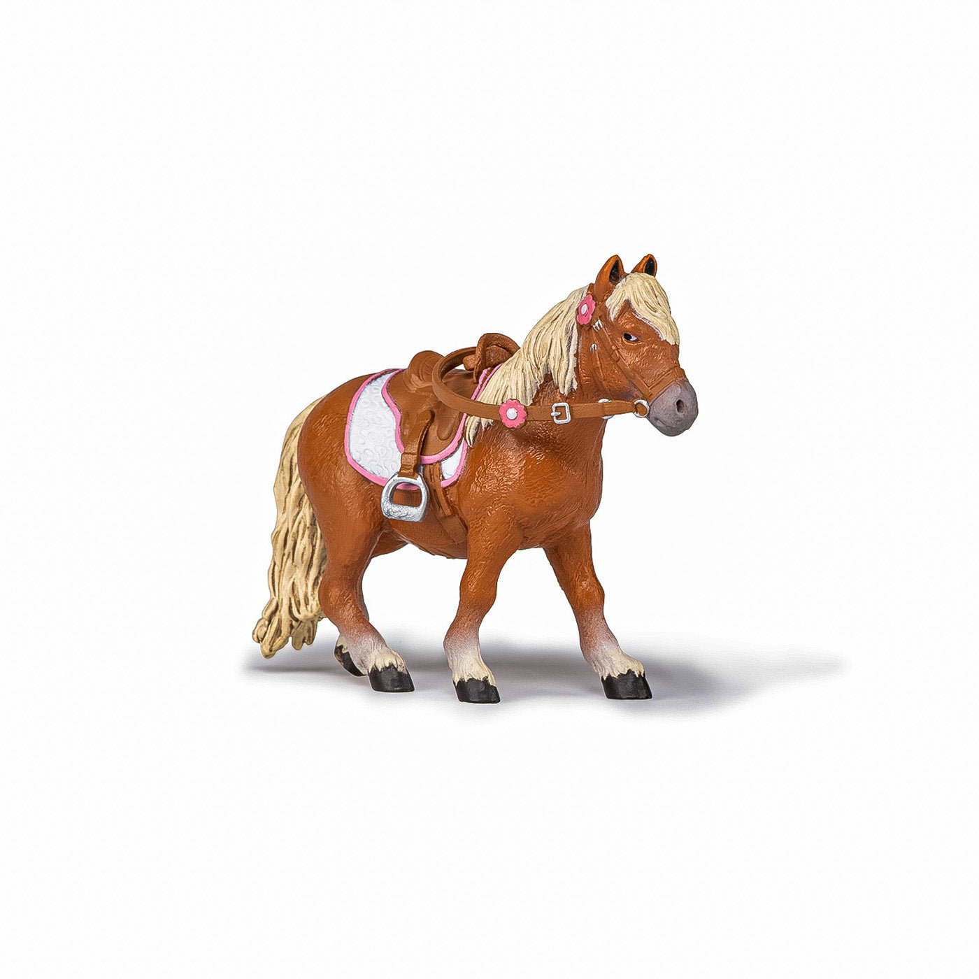 Papo figurina ponei shetland cu sa, Papo - Publisol.ro