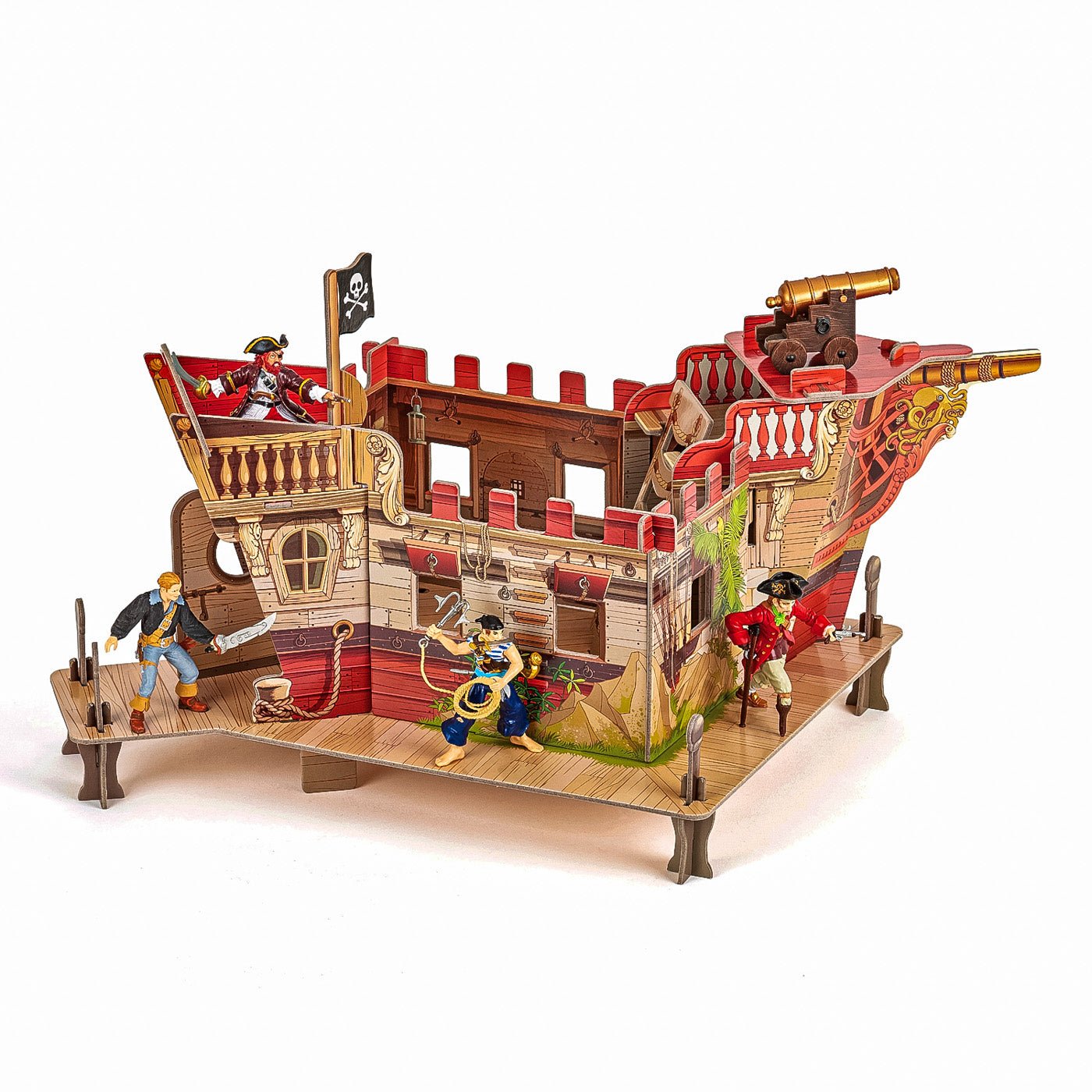 Papo figurina puzzle 3d corabie pirati, Papo - Publisol.ro