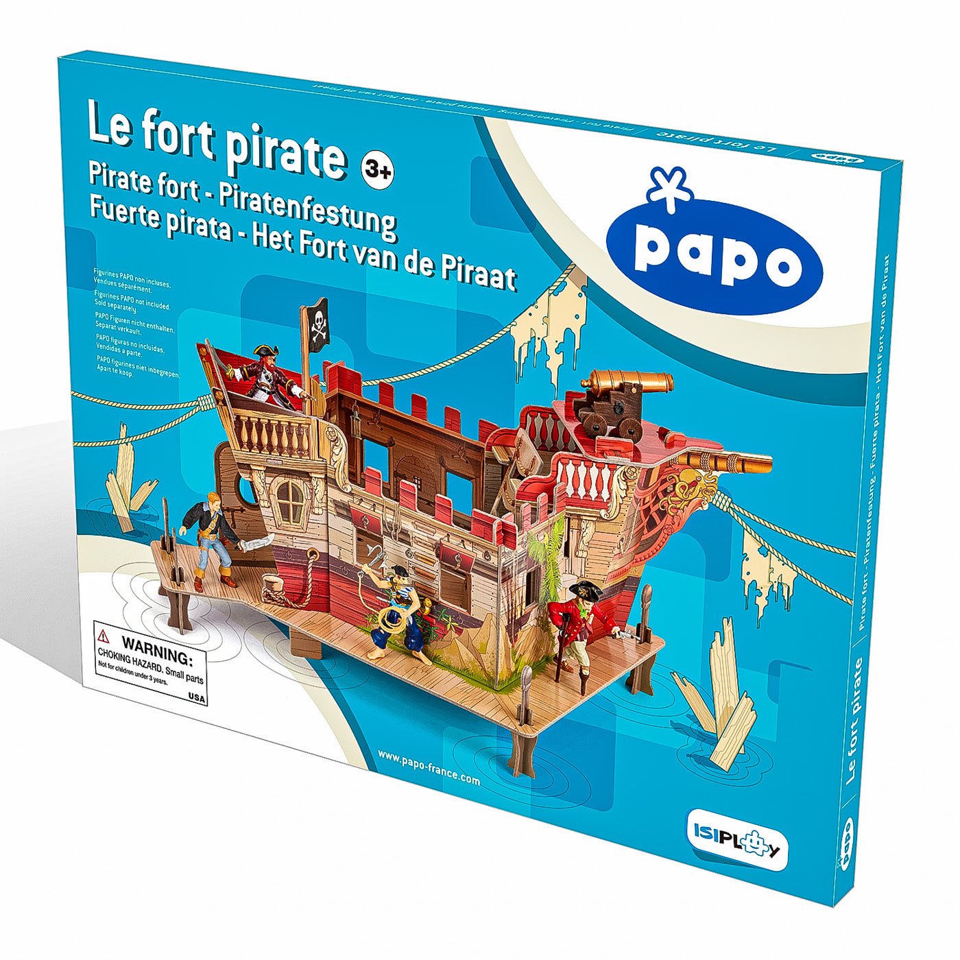 Papo figurina puzzle 3d corabie pirati, Papo - Publisol.ro