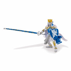 Papo figurina rege cu blazon dragon albastru, Papo - Publisol.ro