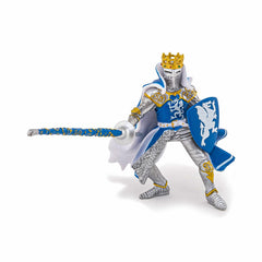 Papo figurina rege cu blazon dragon albastru, Papo - Publisol.ro