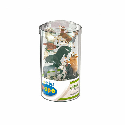 Papo figurina set 13 minifigurine animale ferma, Papo - Publisol.ro