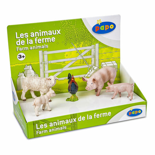 Papo figurina set 5 animale de la ferma, Papo - Publisol.ro
