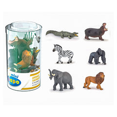 Papo figurina set 6 mini animale salbatice, Papo - Publisol.ro
