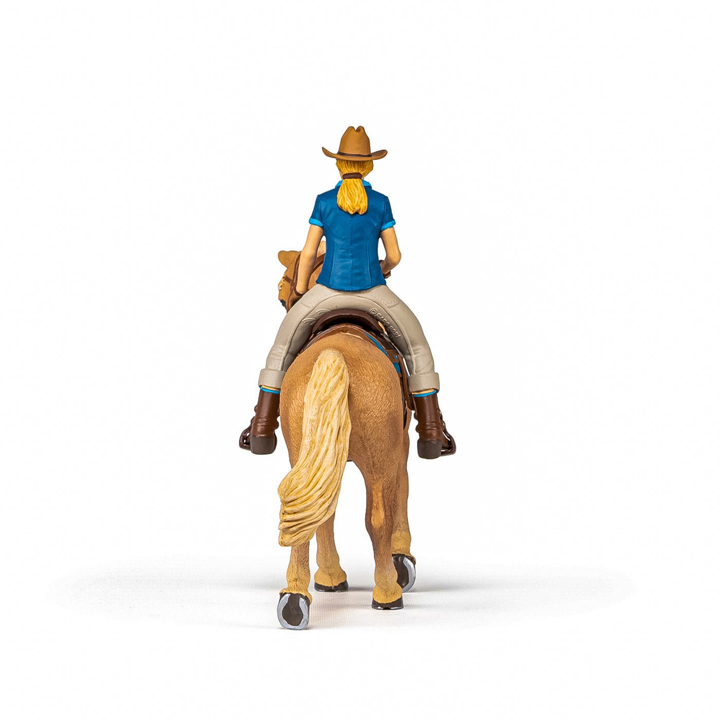 Papo figurina set cowgirl (vacarita) pe cal usa, Papo - Publisol.ro