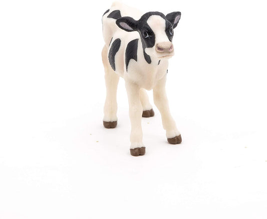 Papo figurina vitel alb cu negru, Papo - Publisol.ro