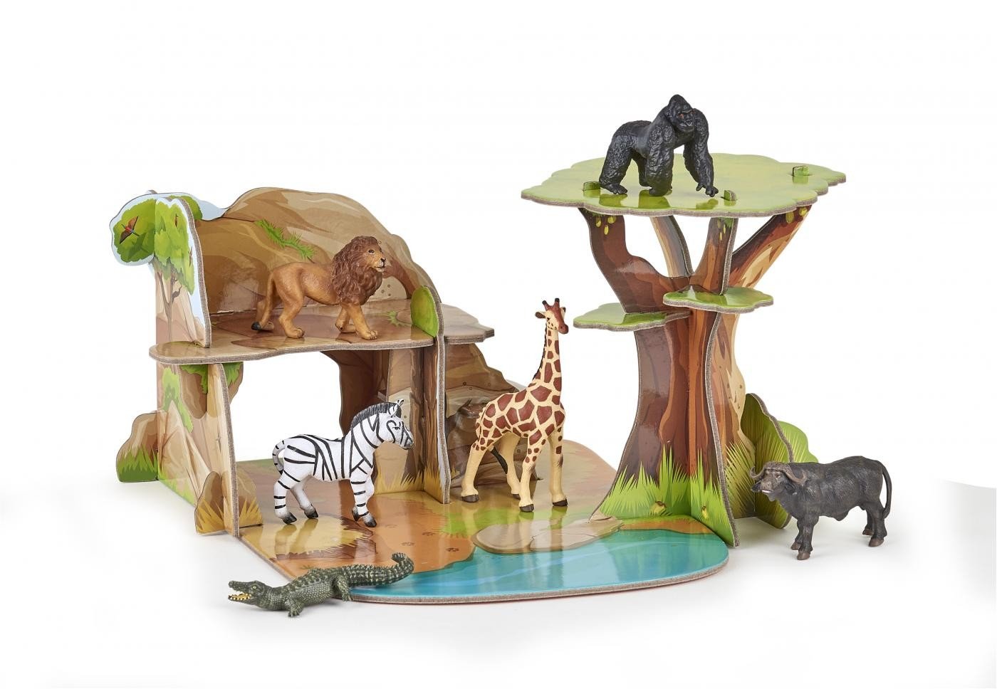 Papo mini display savana, Papo - Publisol.ro