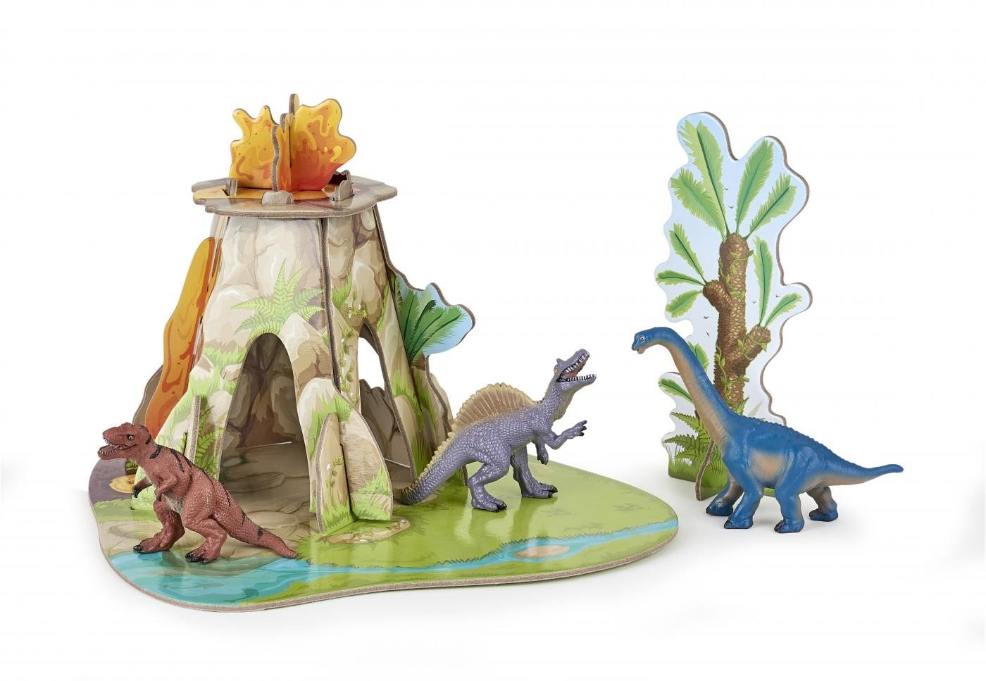 Papo mini display tinutul dinozaurilor, Papo - Publisol.ro