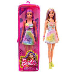 Papusa barbie fashionista blonda cu suvite mov, Mattel - Publisol.ro