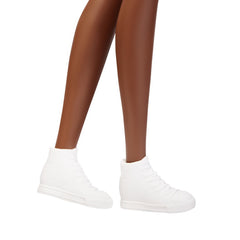 Papusa barbie fashionista cu par afro blond, Mattel - Publisol.ro