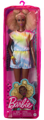 Papusa barbie fashionista cu par afro blond, Mattel - Publisol.ro