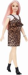 Papusa barbie fashionista cu parul roz, Mattel - Publisol.ro
