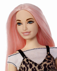 Papusa barbie fashionista cu parul roz, Mattel - Publisol.ro