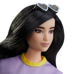 Papusa Barbie fashionista cu rochita unicorn believer - Publisol.ro