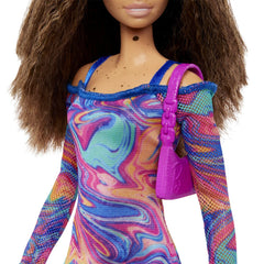 Papusa barbie fashionista satena cu pistrui, Mattel - Publisol.ro
