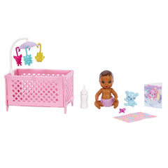 Papusa barbie mamica bruneta cu bebelus, Mattel - Publisol.ro