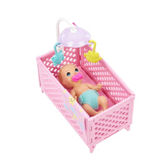 Papusa barbie mamica satena cu bebelus, Mattel - Publisol.ro
