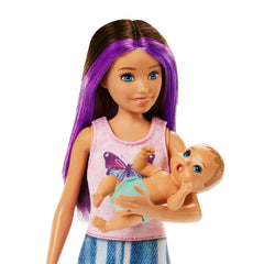 Papusa barbie mamica satena cu bebelus, Mattel - Publisol.ro