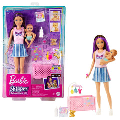 Papusa barbie mamica satena cu bebelus, Mattel - Publisol.ro