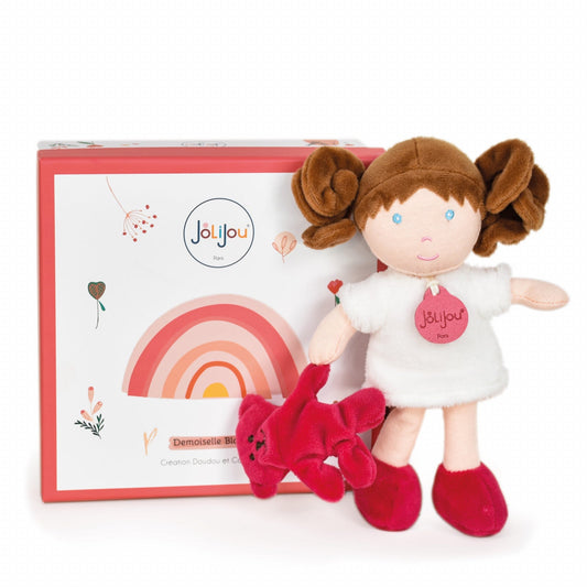 Papusa din plus - Blanche, 21 cm, alb - Jolijou - Publisol.ro