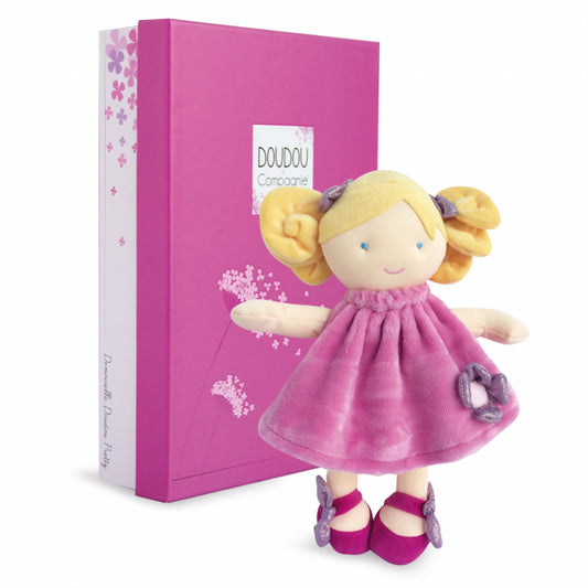 Papusa din plus - Rosa, 28 cm, roz - Jolijou - Publisol.ro