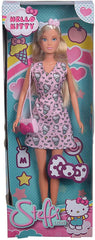 Papusa steffi love hello kitty fashion roz deschis, Simba - Publisol.ro