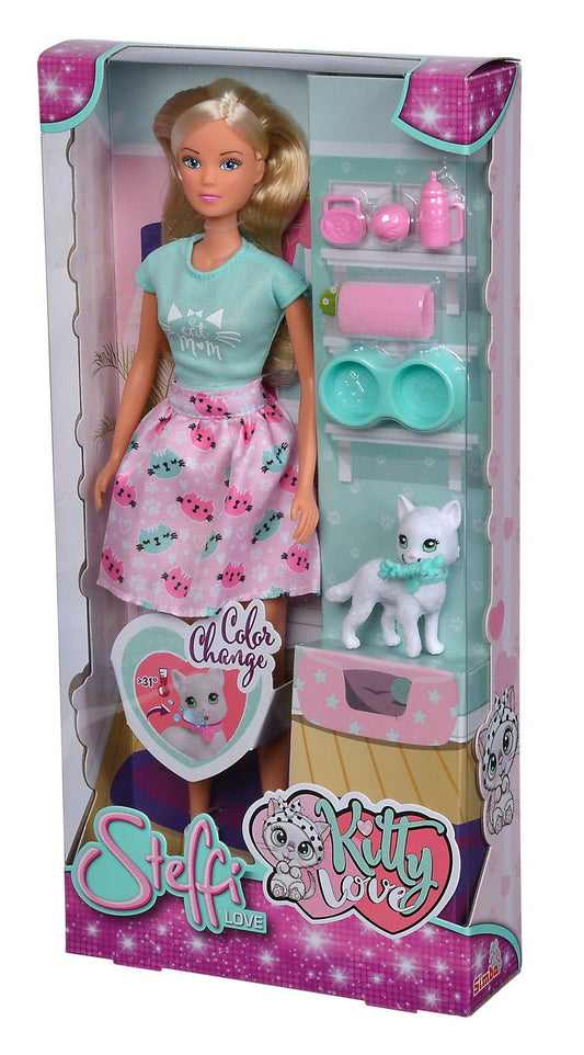 Papusa steffi love kitty love, Simba - Publisol.ro