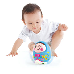 Papusica bebe cu sistem hopa mitica, Jucarii Bebe - Publisol.ro