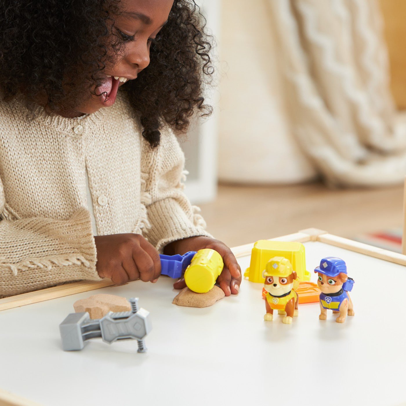 Patrula catelusilor echipa rubble set 2 figurine rubble si mix, Spin Master - Publisol.ro