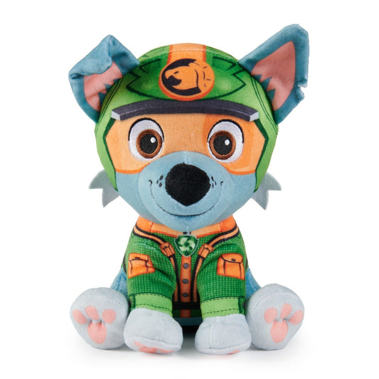 Patrula catelusilor jungle jucarie de plus rocky 20cm, Spin Master - Publisol.ro