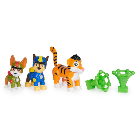 Patrula catelusilor jungle pups set 3 figurine chase tracker si tigrul, Spin Master - Publisol.ro