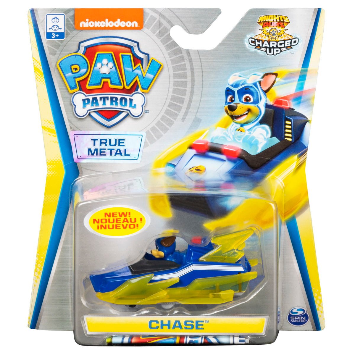 Patrula catelusilor macheta metalica chase charged up, Spin Master - Publisol.ro