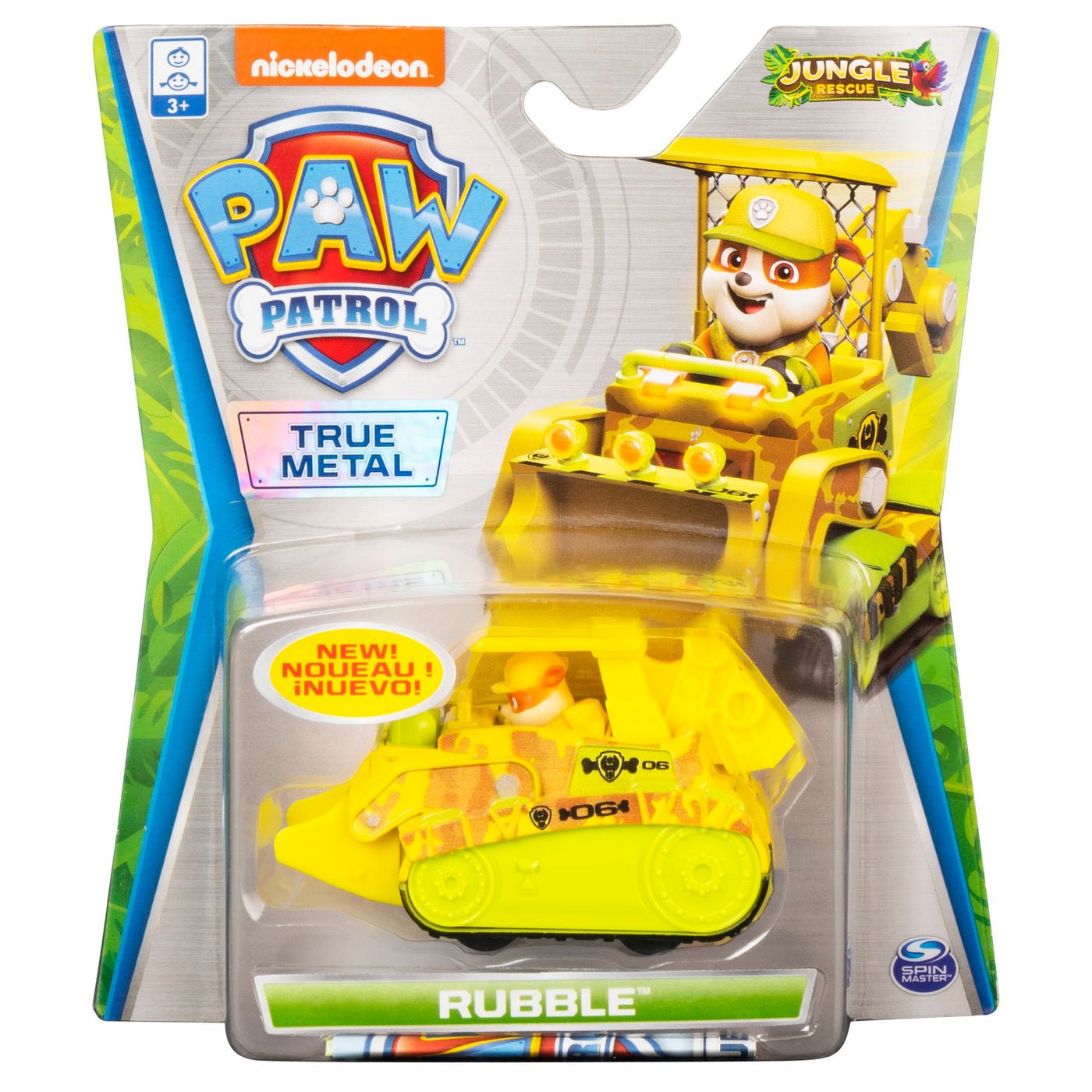 Patrula catelusilor masinuta metalica rubble jungle rescue, Spin Master - Publisol.ro