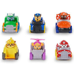 Patrula catelusilor pup squad racers pachet cadou 6 vehicule de baza, Spin Master - Publisol.ro