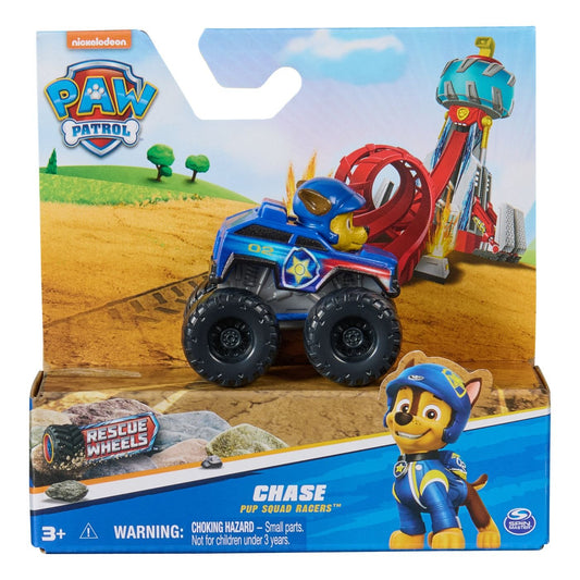 Patrula catelusilor pup squad racers rescue wheels vehicul metalic Chase scara 1:55 - Publisol.ro