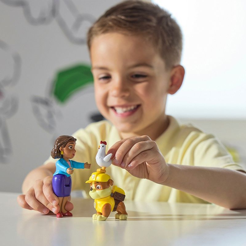 Patrula catelusilor set figurine eroi de salvare rubble si mayor goodway - Publisol.ro