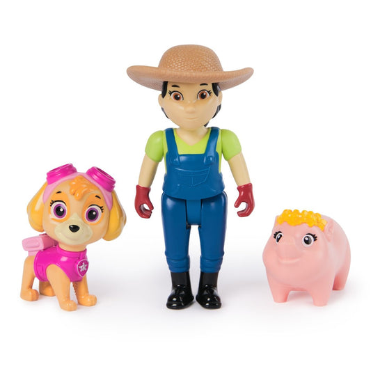 Patrula catelusilor set figurine eroi de salvare skye si farmer yumi - Publisol.ro