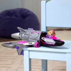 Patrula catelusilor vehicul transformator skye mighty movie jet, Spin Master - Publisol.ro