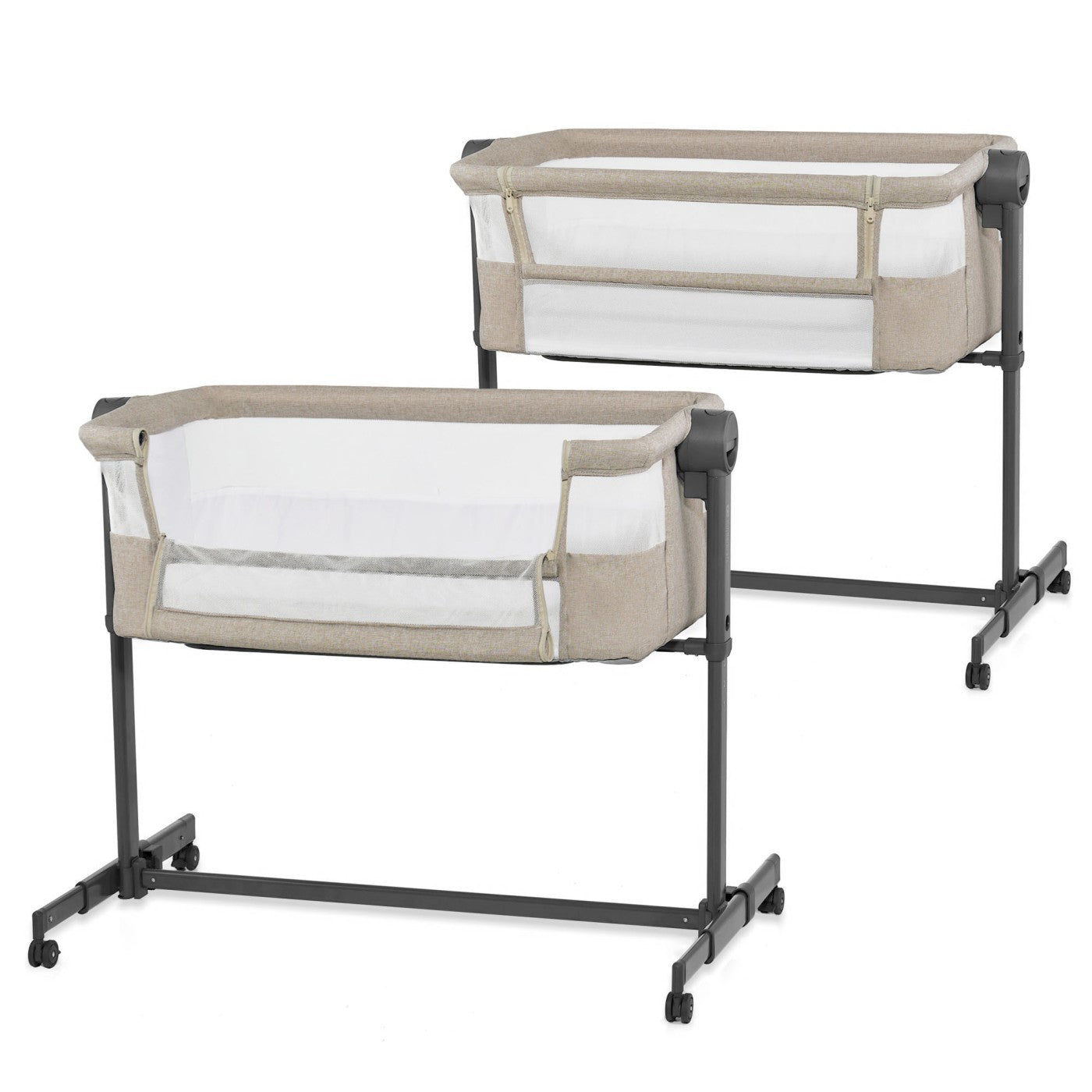 Patut co - sleeper Kinderkraft neste up 2, bej - Publisol.ro
