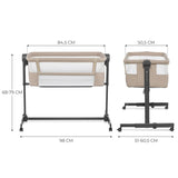 Patut co - sleeper Kinderkraft neste up 2, bej - Publisol.ro