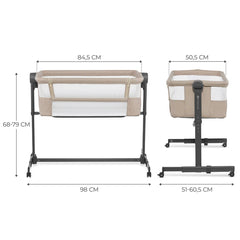 Patut co - sleeper Kinderkraft neste up 2, bej - Publisol.ro