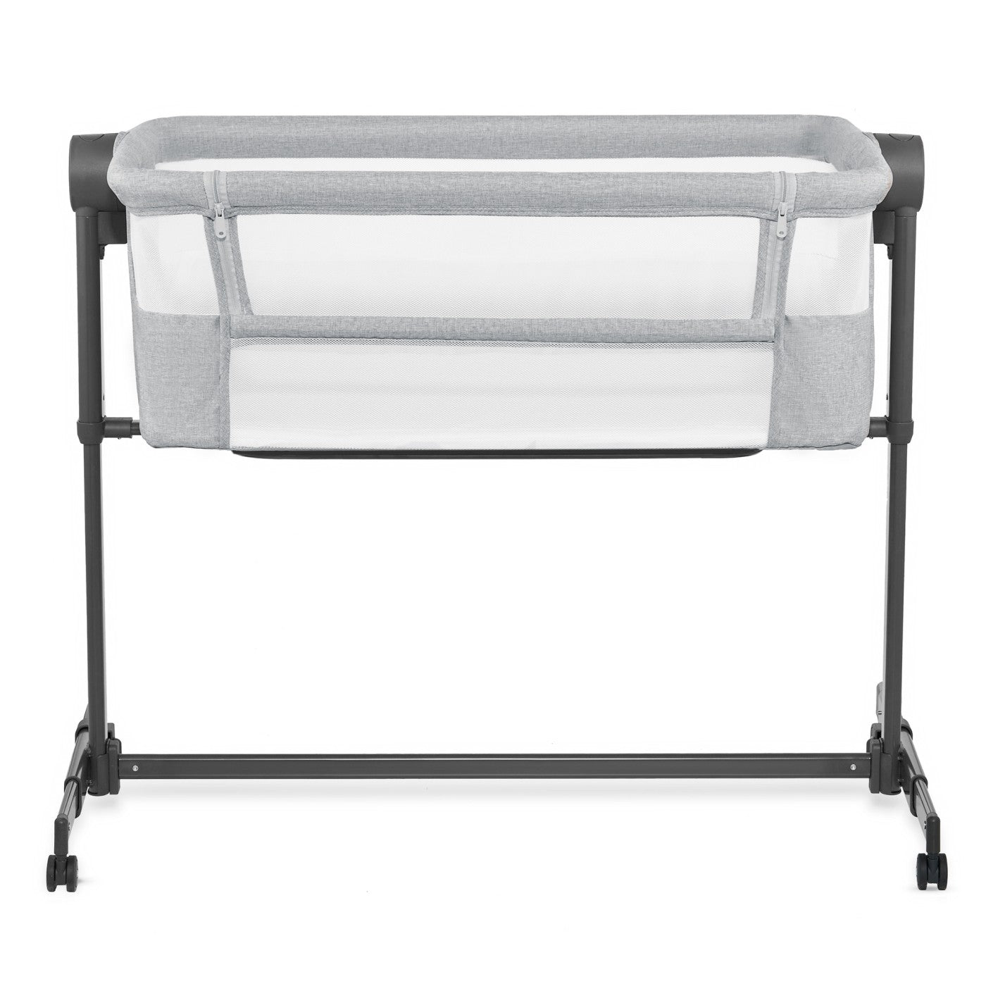 Patut co - sleeper Kinderkraft neste up 2, gri deschis - Publisol.ro