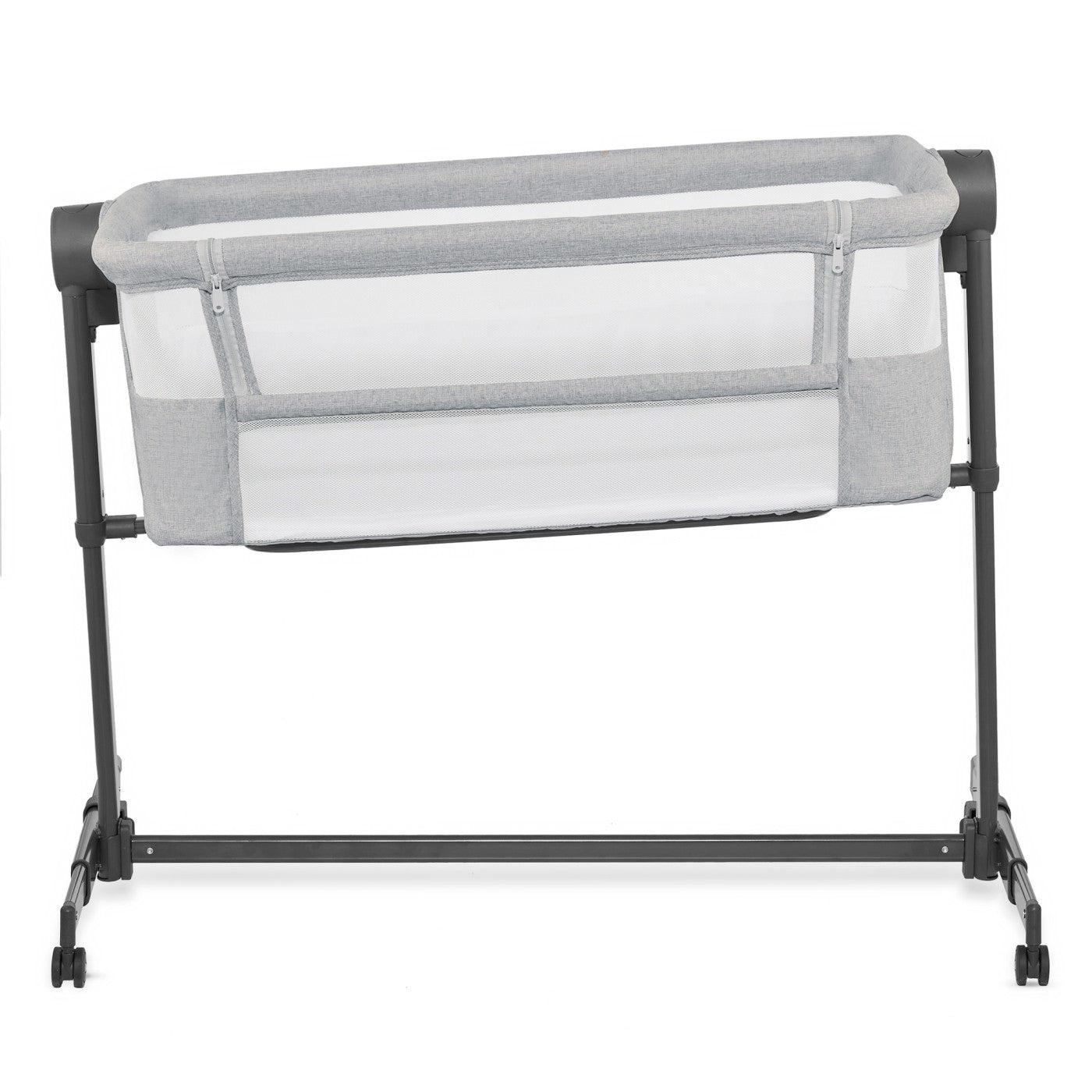 Patut co - sleeper Kinderkraft neste up 2, gri deschis - Publisol.ro