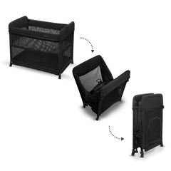 Patut de calatorie Kinderkraft moon dream, black - Publisol.ro