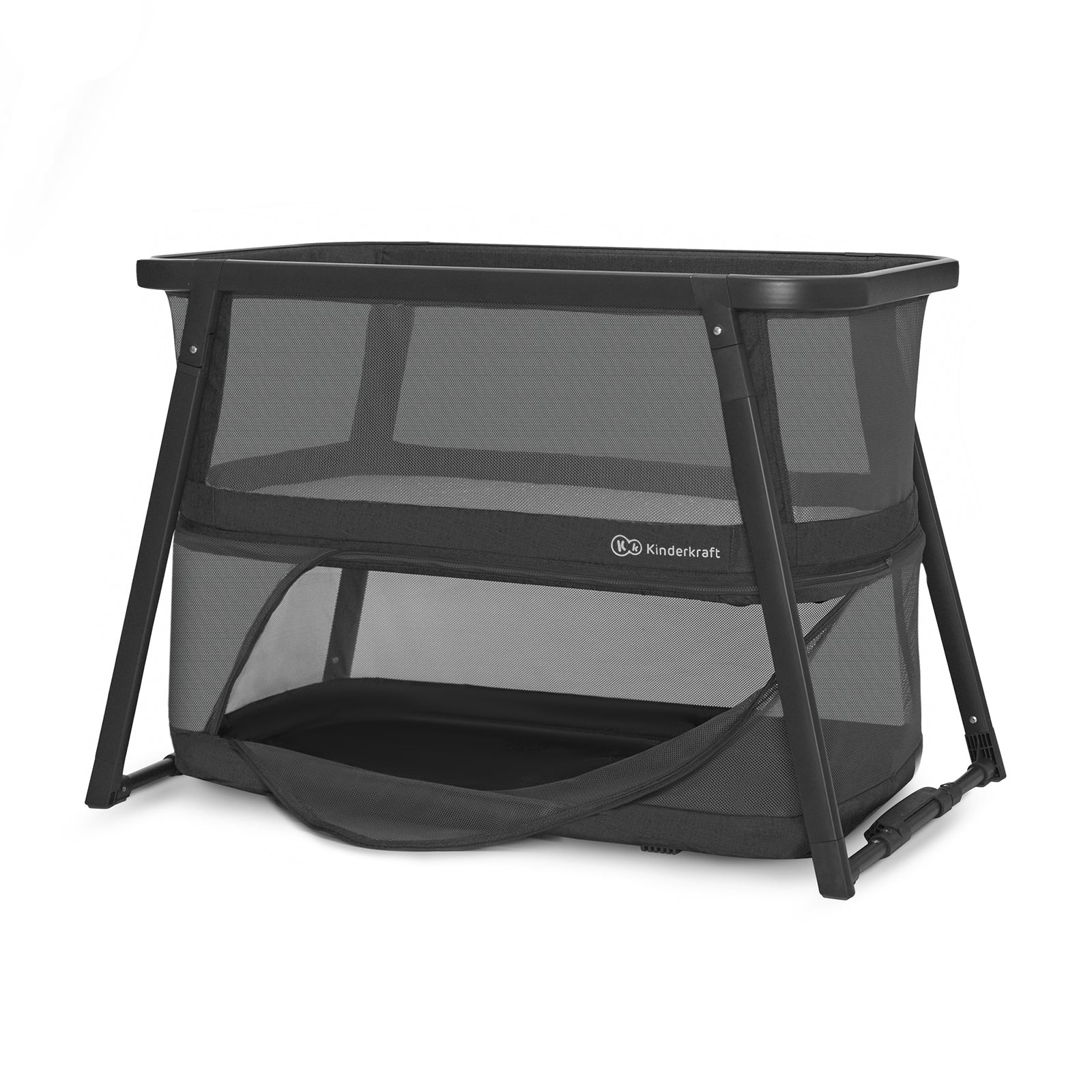 Patut de calatorie Kinderkraft sofi plus, 4 in 1, grey - Publisol.ro