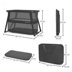 Patut de calatorie Kinderkraft sofi plus, 4 in 1, grey - Publisol.ro