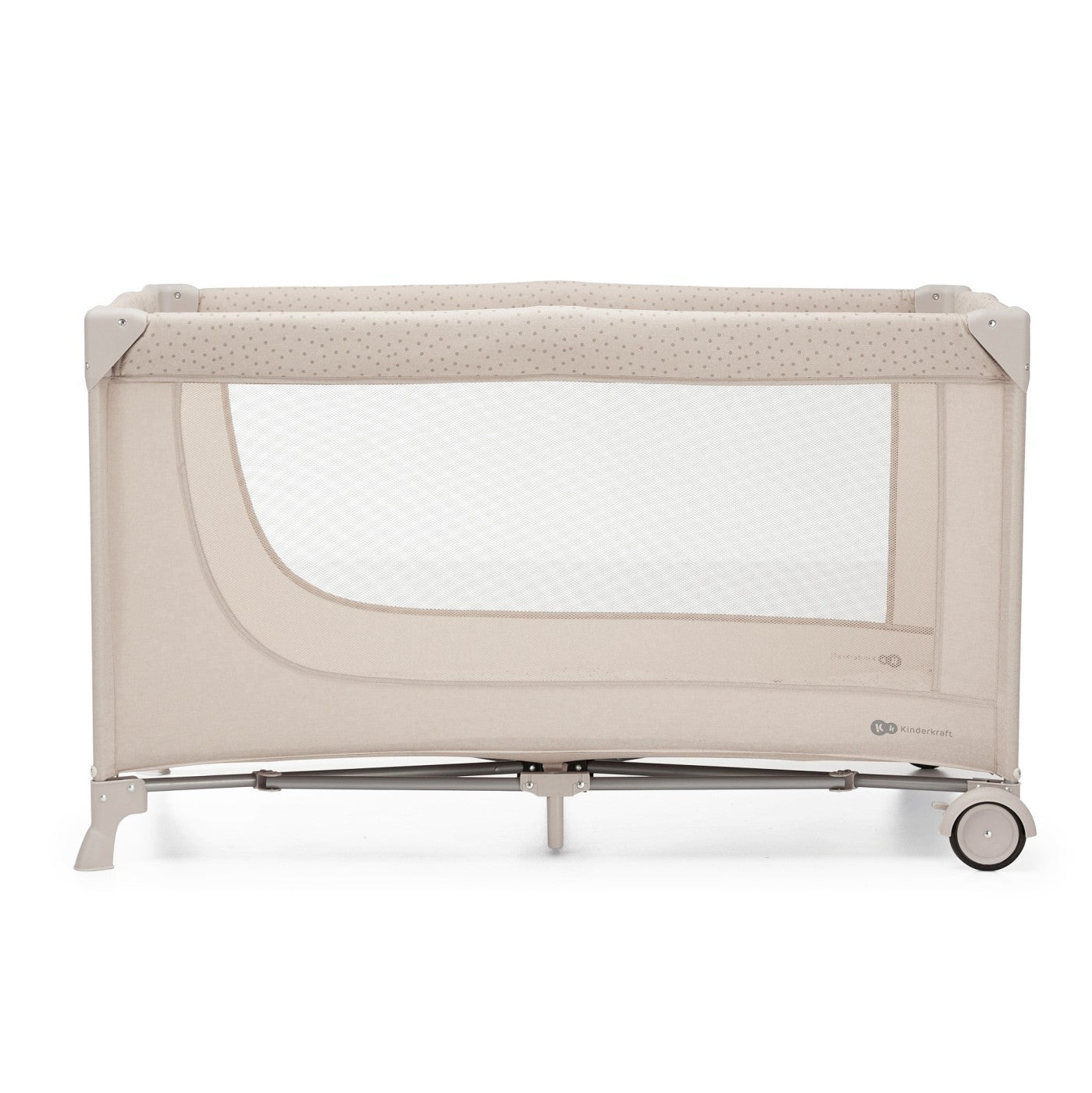 Patut travel Kinderkraft joy2, cu accesorii, beige - Publisol.ro