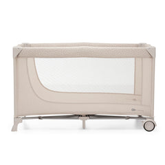 Patut travel Kinderkraft joy2, cu accesorii, beige - Publisol.ro
