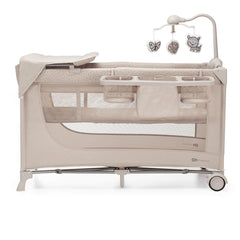 Patut travel Kinderkraft joy2, cu accesorii, beige - Publisol.ro